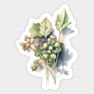 Watercolor Hops Sticker